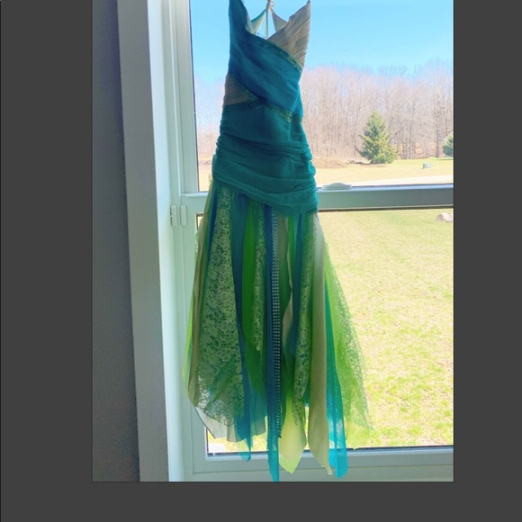 Festival fairy pixie handmade dress - Picture 4 of 5